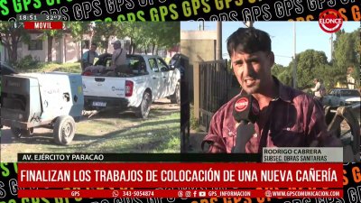 Finalizan los trabajos de colocaci&oacute;n de una nueva ca&ntilde;er&iacute;a